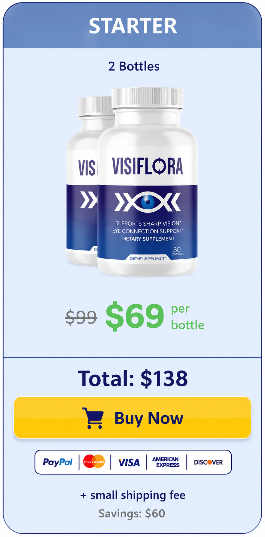 visiflora 2 bottles