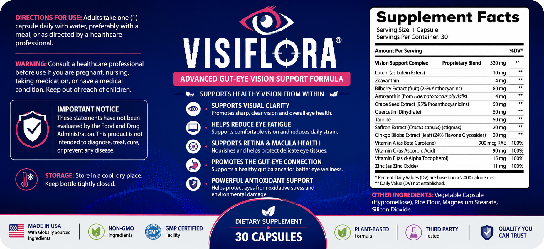visiflora label